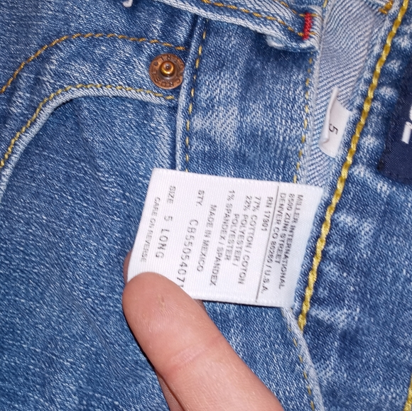 Cruel Girl low rise jeans denim size 5 long - Picture 2 of 9